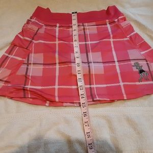 Running Skirts skirt with attached briefs.